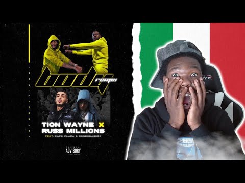Russ Millions x Tion Wayne - Body REMIX feat Capo Plaza x Rondodasosa (REACTION)