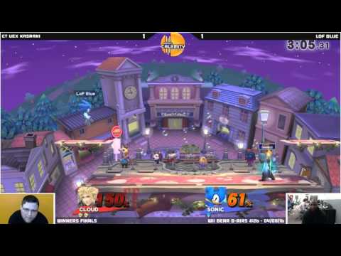 WBB #26 | CT Vex Kasrani (Cloud) vs LoF Blue (Sonic, Mewtwo) - Winners Finals - Sm4sh Singles