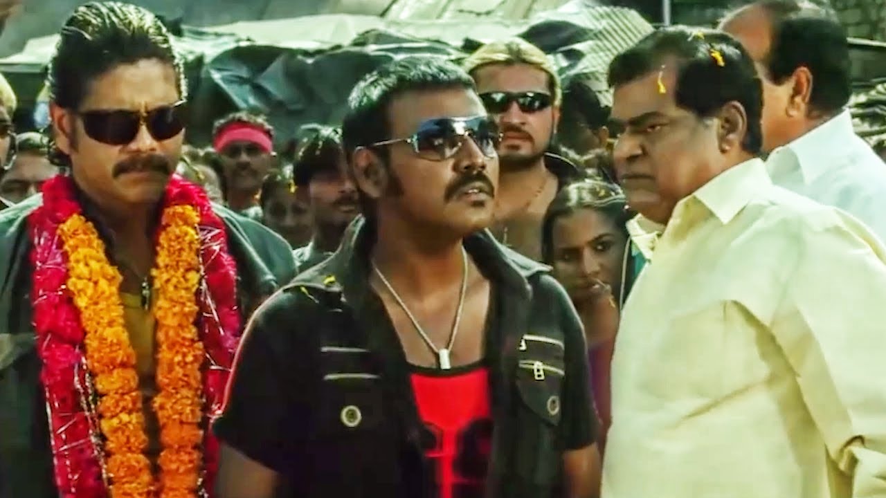 राघव लॉरेंस ये आदमी को ऊपर जाने की धमकी दे रहा है l Don No 1 Mov