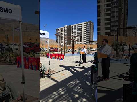 Autoridades Inauguración Parque Kaukari 3° etapa #copiapo