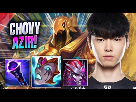CHOVY IS A BEAST WITH AZIR! - GEN Chovy Plays Azir MID vs Ornn! | Season 2022