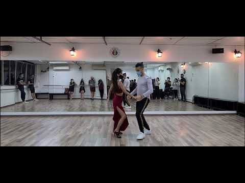 Caliente Dance Studio Singapore Bachata demo by Ali and Janey to DJ Khalid - Lips on You