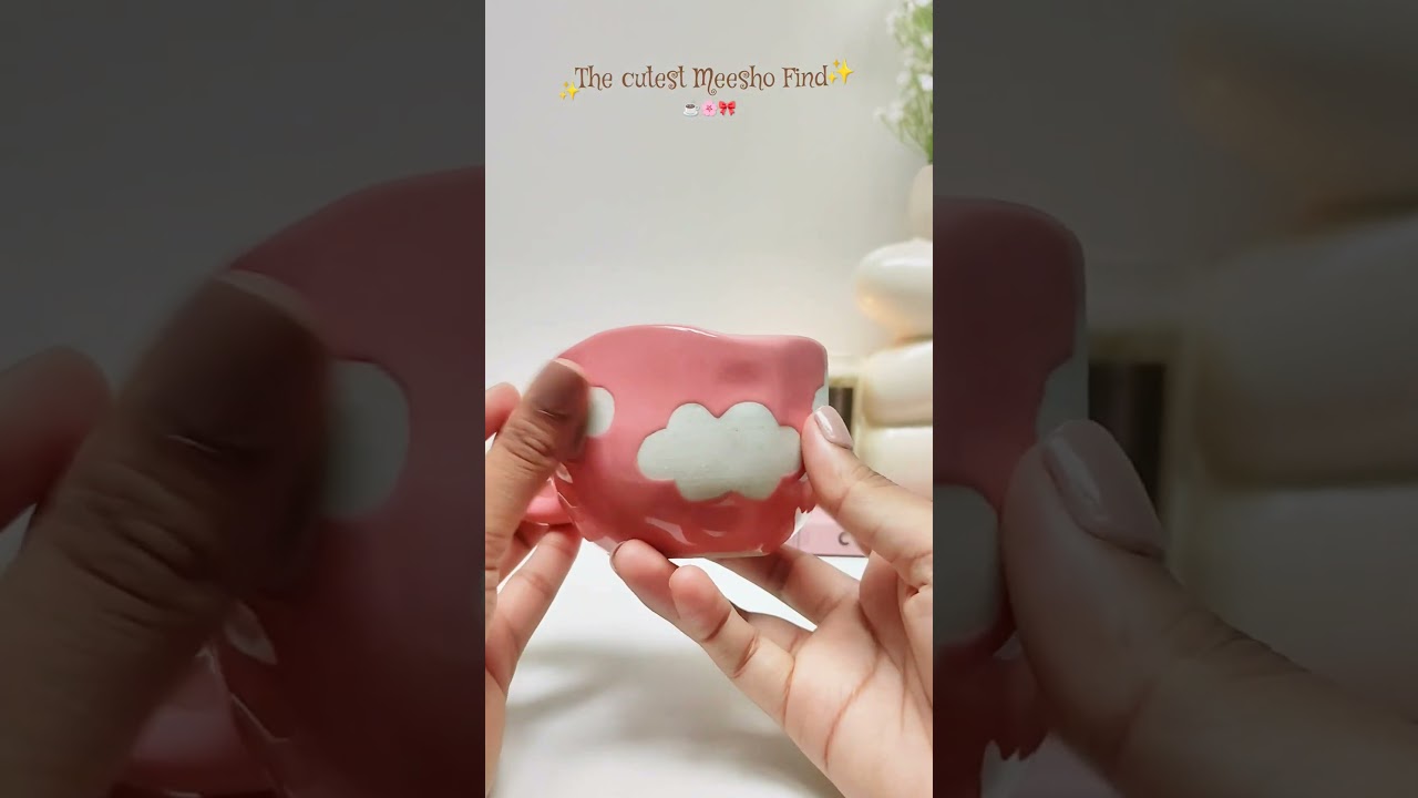 Aesthetic Meesho Find!☕🌸🎀 #meeshofinds #meesho#yt  #aestheticfinds #coffeemug #asmr #youtube #shorts