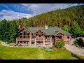 Exquisite Log Home In Victor Montana