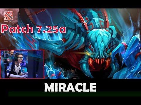 MIRACLE OR Mc BOSS - WEAVER - BEST MIDLANER - FULL GAMEPLAY. - DOTA2 - NEW PATCH 7.25a