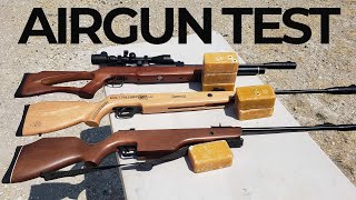 Rifles Aire Resorte Vs Nitro Piston Vs PCP cal 5.5 diabolos mendoza test penetracion airgun