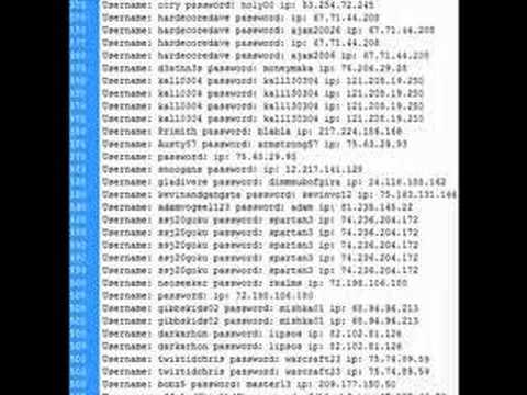 Hacked 800 wow accounts.