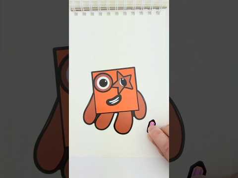 Numerblock One DIY Stickers: Easy, Fun, and Oh So Cute #sticker #numberblocks #craft #diy