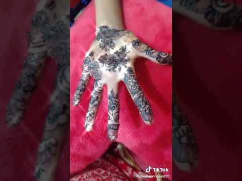 front hand 👌 mehndi designs by shama 😘
