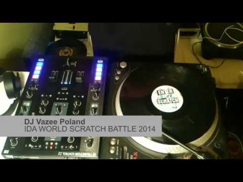 DJ Vazee  Poland  Semi Finals IDA SCRATCH BATTLE 2014