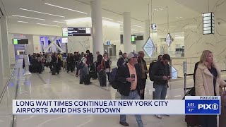 Travel delays: Massive TSA lines stretch to parking lot at NYC airport