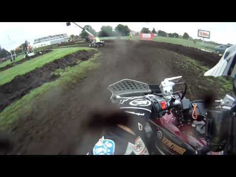 Gazonmaaierrace Achterveld Manche 1 helmcam [Rough material]