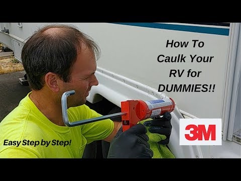 How to Caulk an RV | "DIY" NO LEAKS EVER!