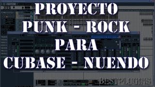 Proyecto Punk/Rock para Cubase y Nuendo (todo freeware menos batería)