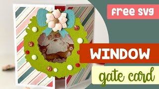 Tuesday Templates: Circle Window Gate Card SVG and Tutorial