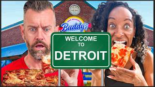 Brits Try Detroit Style Pizza In Detroit For The First Time