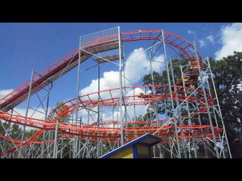 Off-ride footage of a Super Cyclone train