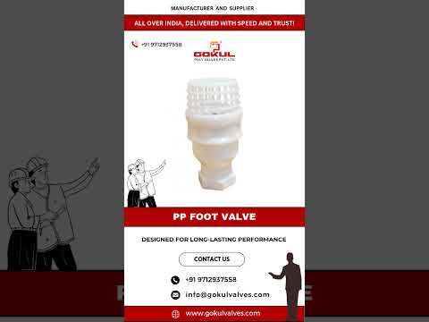 PP Foot Flange End Valve