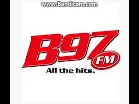 WEZB "B97" Station ID December 31, 2016 3:00pm