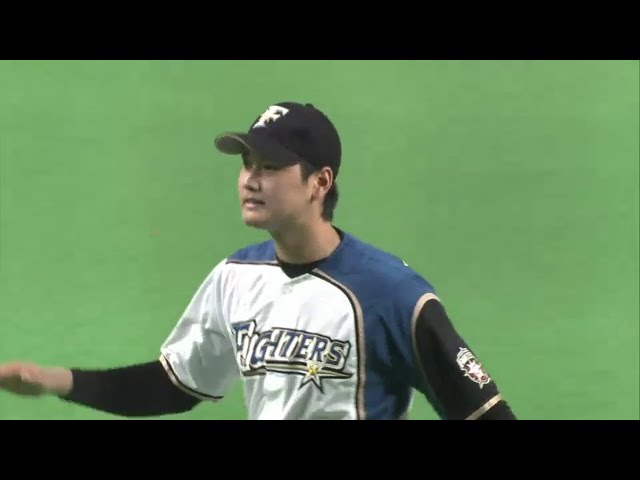 【8回表】ファイターズ・大谷 今季2度目の完封なるか!! 内野の好守で無失点に抑える!! 2014/9/13 F-Bs
