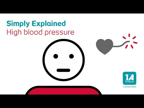 High blood pressure explained in simple terms - an explainer video from 1 A Pharma