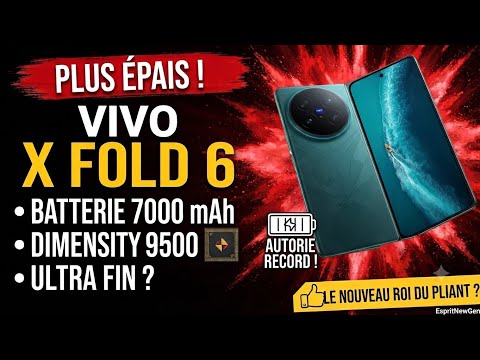 Vivo X Fold 6 : Toujours la hype sur les pliants ?