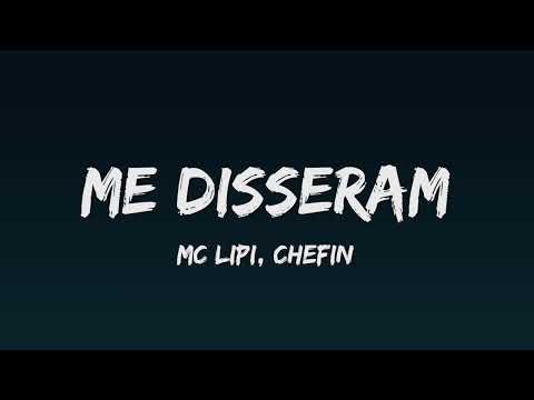 MC Lipi e Chefin - Me Disseram (Letra)