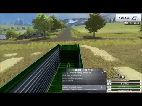 Let's Play Farming Simulator 2013 Courseplay Tutorial #19 and mods spotlight