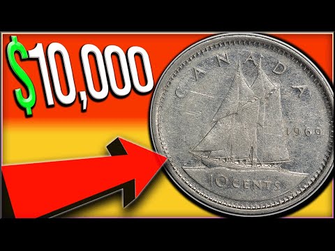 "1969 SMALL DATE DIME WORTH BIG MONEY??" - Most Valuable Canadian Dimes in Your Pocket Change!!
