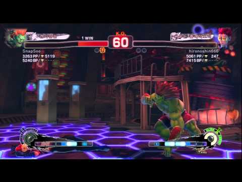 SSF4 AE-SnapSoo(Blank) vs hironoshin666(C.Viper)