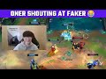 Oner shouting at Faker 🥲 | T1 Stream Moments | T1 cute moments