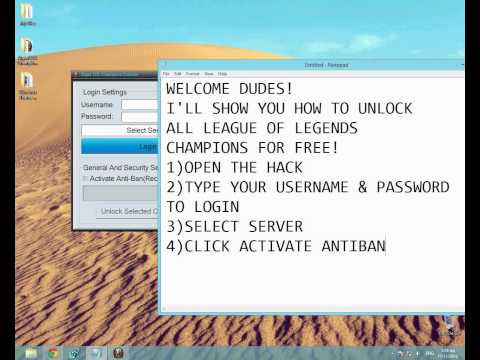 league of legends champions hack