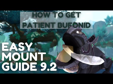 EASY Mount Guide - How to get Patient Bufonid in Patch 9.2 - The Burrowed Bufonid WoW