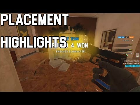 Shifting Tides Placement Highlights - Rainbow Six Siege