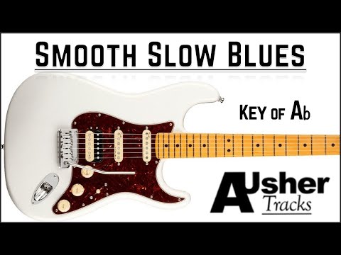 Super Seductive Slow Blues in Ab minor | Guitar Backing Track