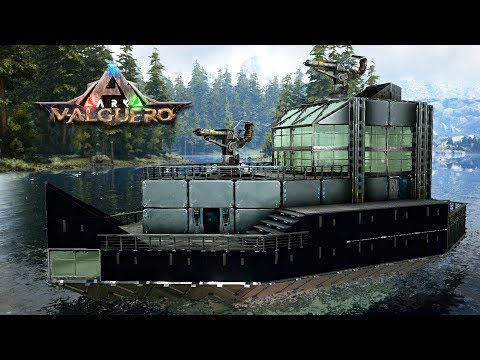 ARK: Motorboat - Valguero Battleship (Speed Build)