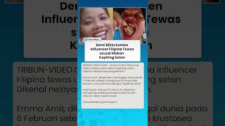 DEMI BIKIN KONTEN Influencer Asal Filipina Tewas seusai Makan Kepiting Setan yang Ia Tangkap
