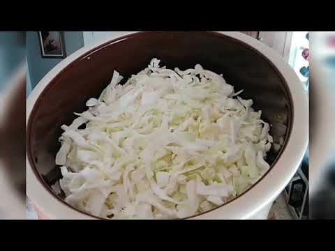 Lacto Fermented Sauerkraut part 1 Craig's way