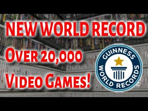 LARGEST Video Game Collection EVER (Over 20,000 Games!) OFFICIAL 2019 Guinness Book World Record