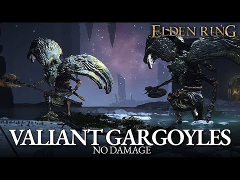 Valiant Gargoyles Boss Fight (No Damage) [Elden Ring]