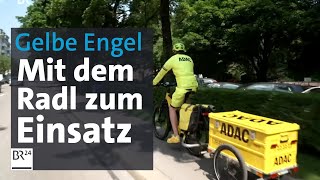 ADAC-Pannenhelfer: Mit dem Radl auf Einsatz | Abendschau | BR24