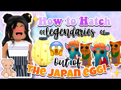 🌸How Hatch LEGENDARIES Out Of JAPAN EGGS In Adopt Me! *Tips and tricks*