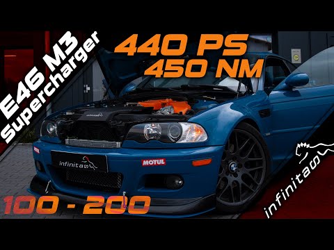 440 PS & 450 NM im E46 M3 | Zeiten messen im Laguna Seca Blue Traum-E46 | infinitas Kompressor, S54