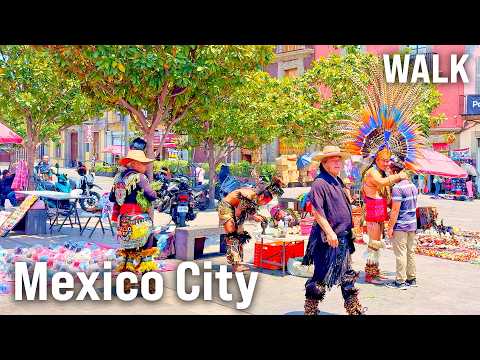 MEXICO CITY Walking Tour 2025 🇲🇽 CDMX City Walk incl. Zocalo, Polanco, Coyocan, Chapultepec