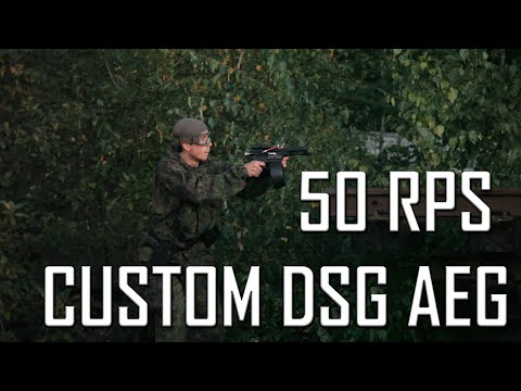 Cool Airsoft Guns: Custom 50 RPS M4 with DSG, WE Daytonagun Scar-L