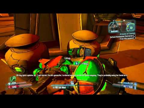Borderlands 2 Handsome Sorcerer Boss Battle