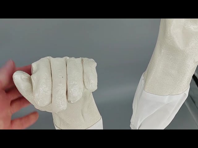 Vídeo relacionado con Incutex 1 par de guantes de tela de algodón, blancos, talla: M