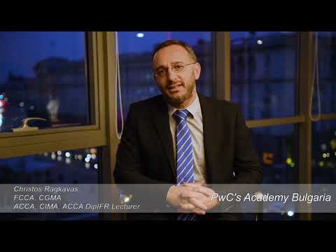 PwC's Academy Bulgaria presents Christos Ragkavas (FCCA, CGMA) - our ACCA and CIMA expert