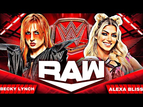 Becky Lynch Vs Alexa Bliss :Raw Women's Title |WWE2K22 (Oct10)