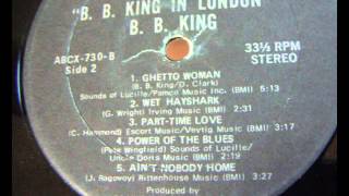 BB King - Ain&#39;t nobody home  (J.Ragovoy) Rittenhouse Music (In London Album)